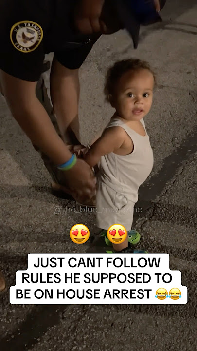 Officer made the cutest arrest ever 😍 (@officerevansjr42.2)