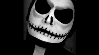 jack skellington makeup halloween tutorial