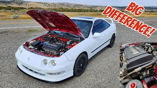 1320 motor mounts install in Acura Integra plus cruise control lag fix and POV Touge