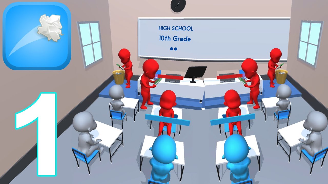 Classroom Battle Gameplay Walkthrough Part 1 (IOS/Android)