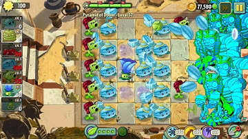 Plants vs. Zombies 2 Pyramid of Doom - level 56-60 || gameplay walkthrough