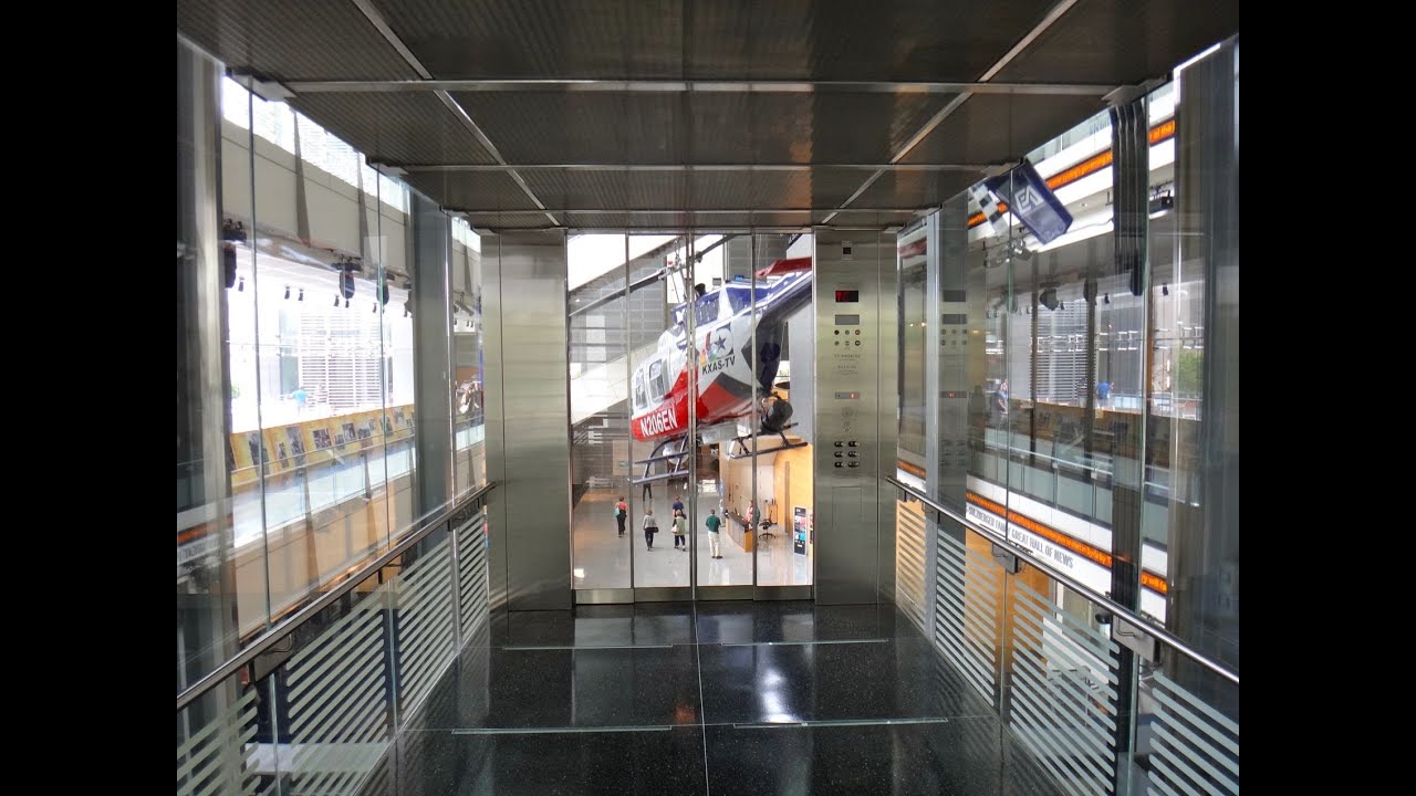 The Amazing Otis Hydraulic elevator system at the NEWSEUM in Washington