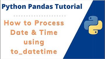 How to Format Dates in Python Pandas using to_datetime function