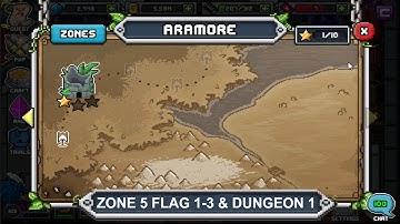 Bit Heroes - New Zone Aramore! F1-3 & D1