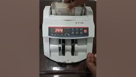 CASH COUNTING MACHINE | HOW TO OPERATE CASH COUNTING MACHINE | DEMO VIDEO | ST-MC01