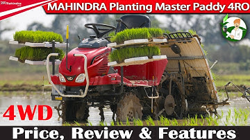 Mahindra PlantingMaster Paddy 4RO धान रोपने की मशीन | Price, Review & Specification By Kisan Khabri