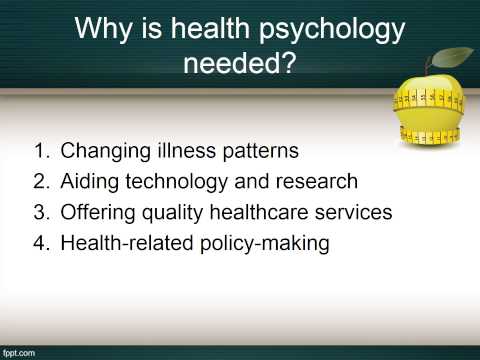 Health psychology: An introduction