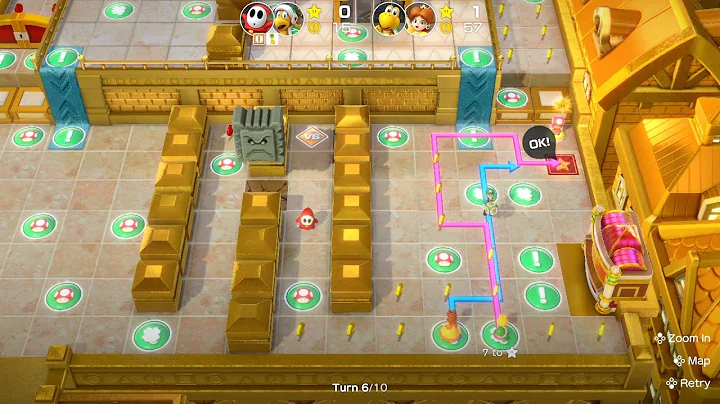 Super Mario Party Partner Party Tantalizing Tower Toys Koopa Troopa Daisy vs Shy Guy Hammer Bro