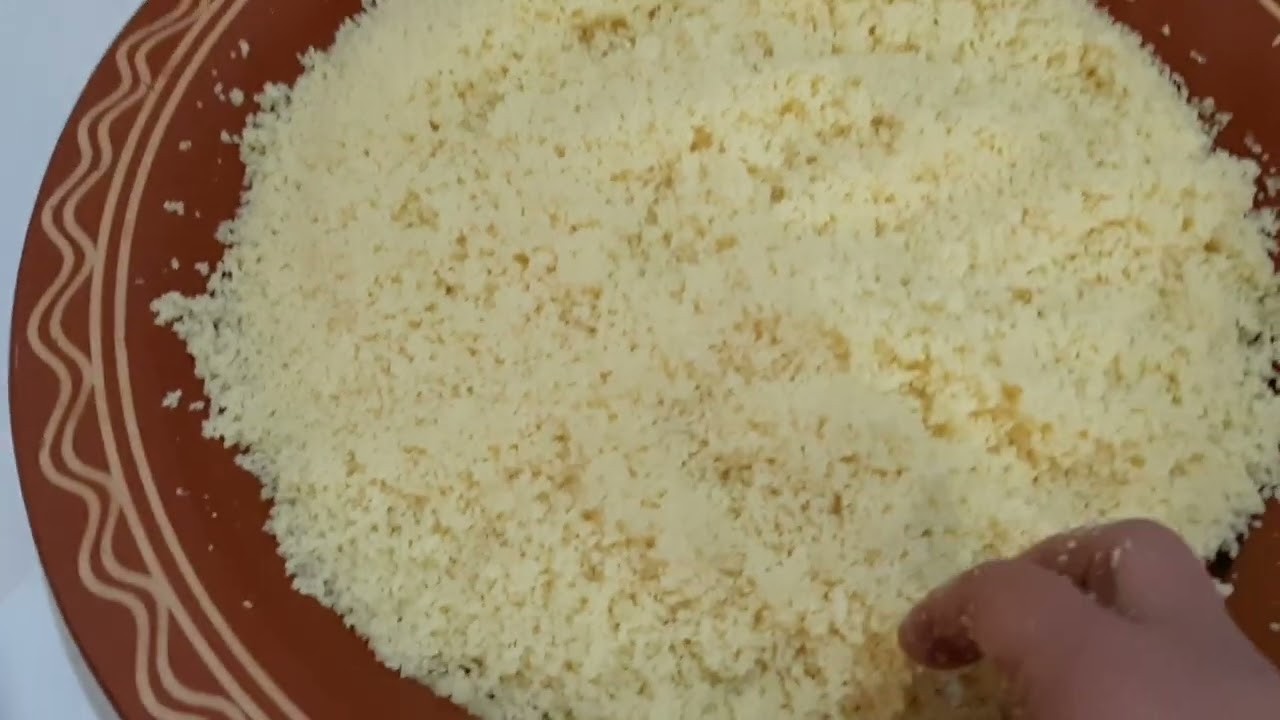 تفوار كسكسو  بطريقة جد سهلة بالماء الغليان وزيت البلدية ناجحة وروعة😋😋😋😋😋😋😋😋😋💯💯