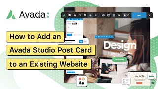 How to Add an Avada Studio Post Card to an Existing Website