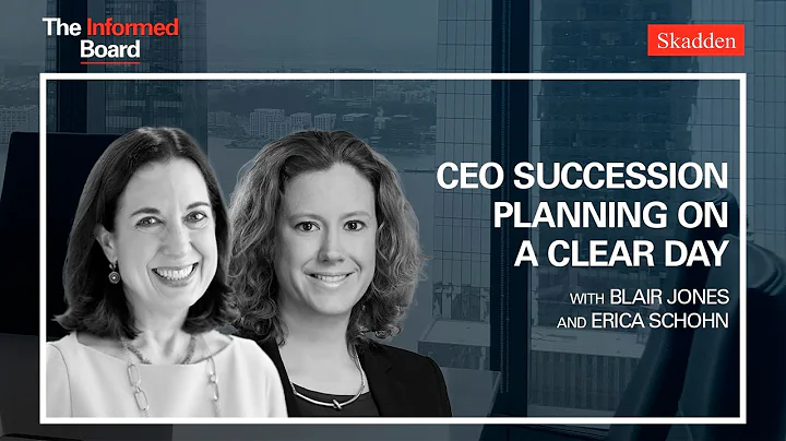 CEO Succession Planning on a Clear Day