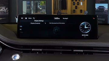 2023 Genesis GV70 - Display Settings