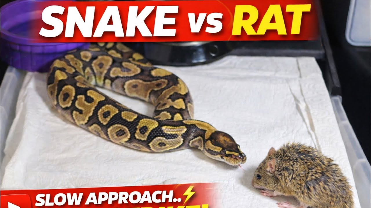 Ball Python Instincts: Slow Stalk, Quick Strike! 🐍⚡️ - YouTube