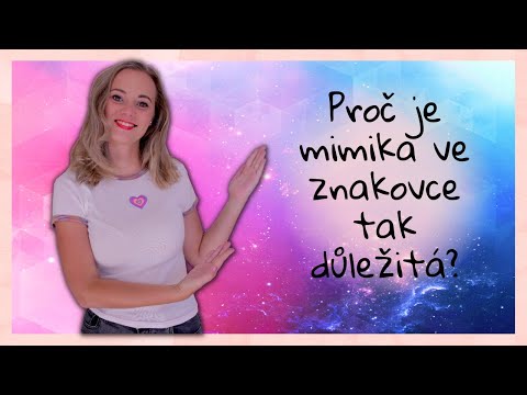 Video: Co má hlad ve znakovém jazyce?