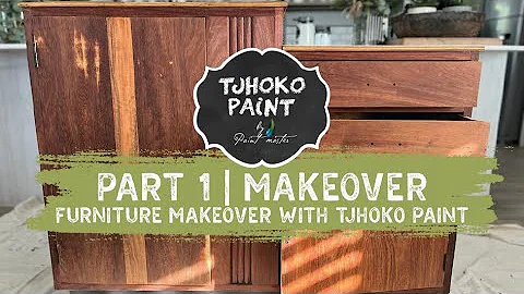 Creative ways of painting furniture with Tjhoko Paint and Nadine Vosloo