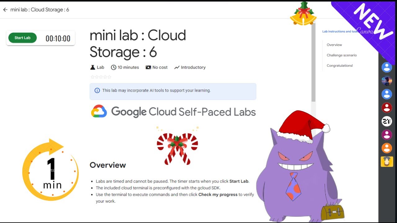 mini lab : Cloud Storage : 6 | #2024 | #minilab |#qwiklabs - YouTube