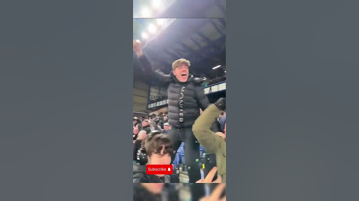 Last-minute chaos at Goodison Park sent the fans into absolute mayhem!😎✊🏿