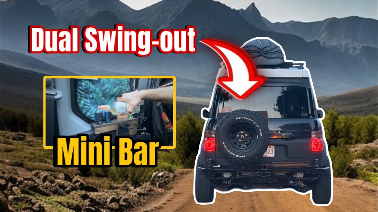 Прототип Honda Element с двойной выдвижной секцией и мини-баром!