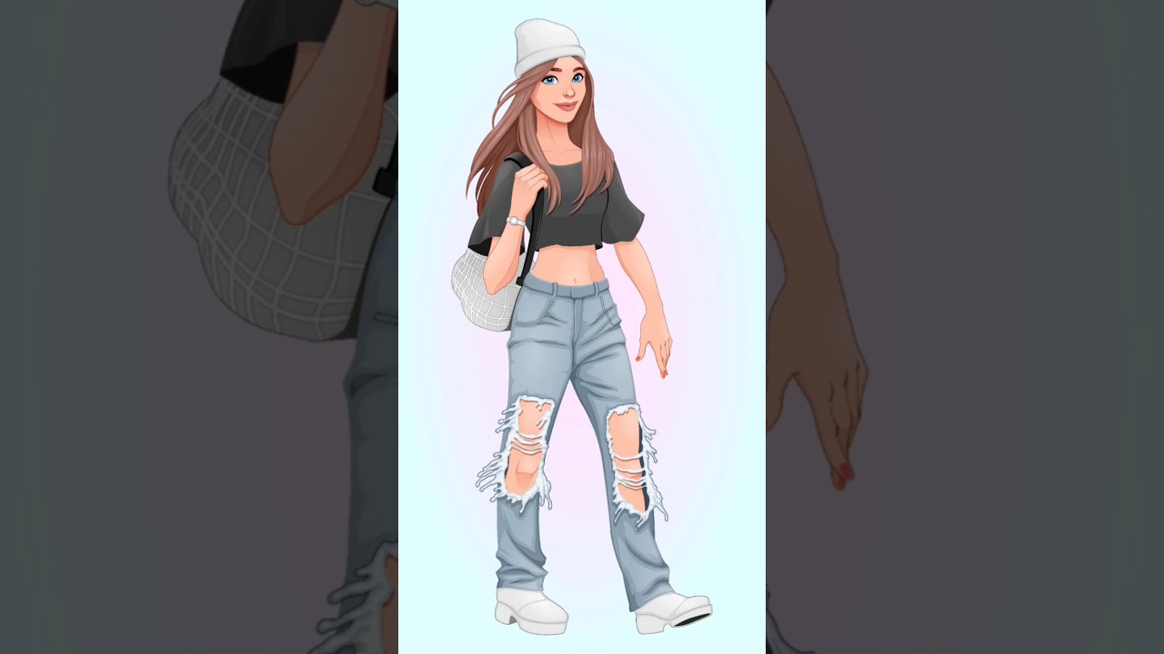 Beautiful girl vector 🎨    #vectorart #girl #illustration #vectordesign #graphicdesign #anime #maac