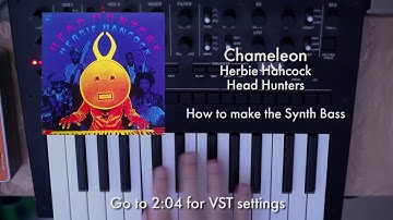 Chameleon / Herbie Hancock Synth Bass Sound (Korg Monologue Tutorial)