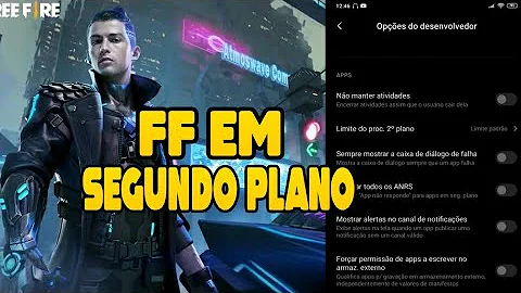Como deixar o jogo aberto em segundo plano?