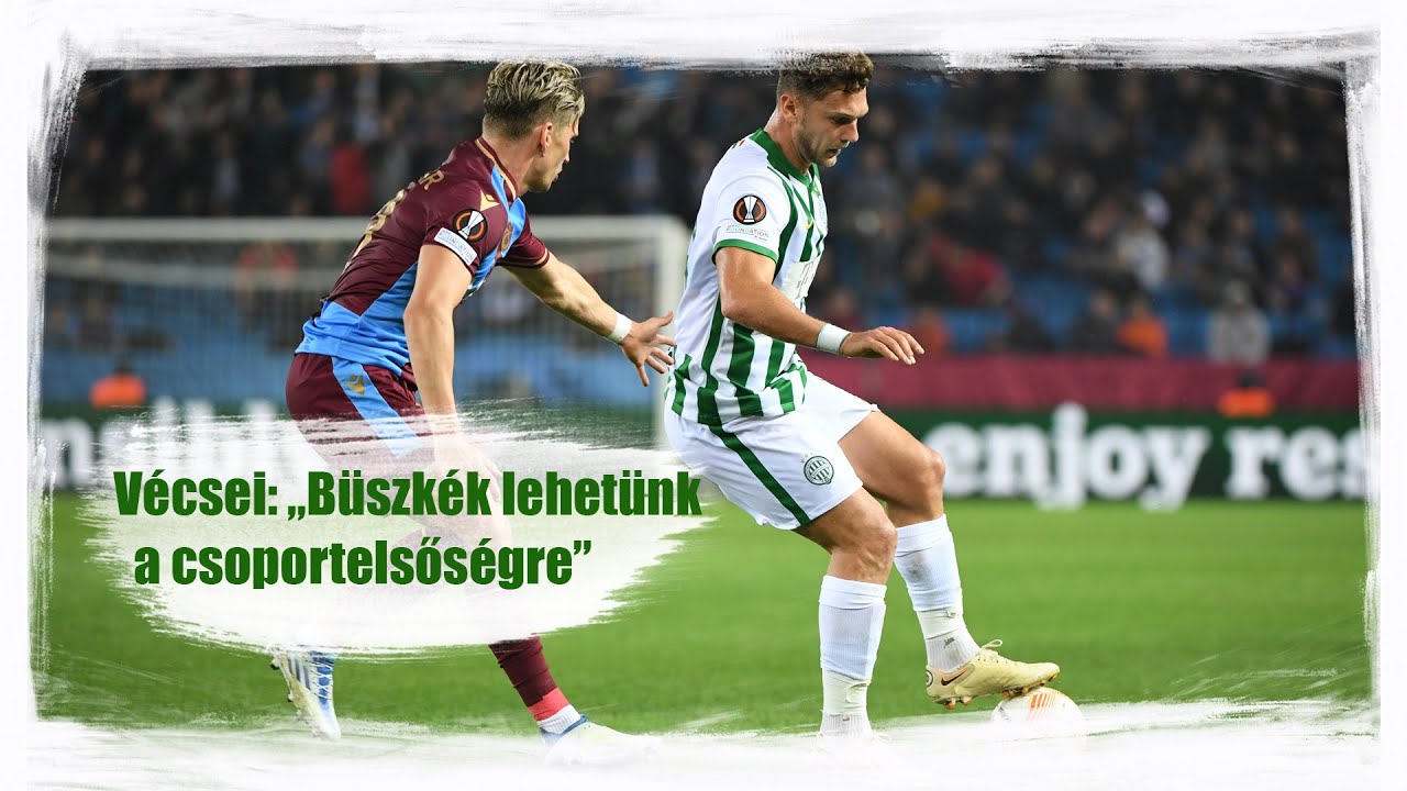 FM | Vécsei a Trabzonspor elleni meccs után: „Büszkék lehetünk a csoportelsőségre!” | 2022.11.03.