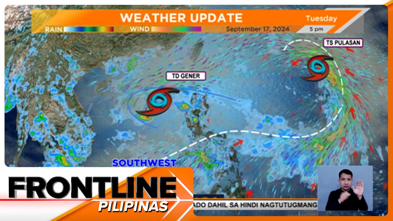 Bagyong Gener, patuloy ang pagtahak sa WPS | Frontline Pilipinas - YouTube