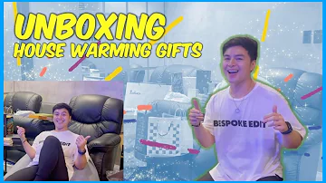 Unboxing house warming gifts | Mark Mabasa