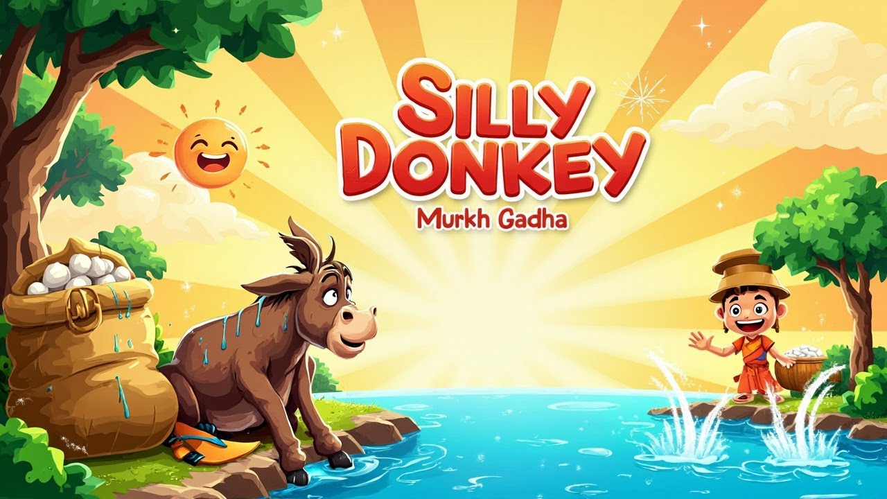 “मूर्ख गधा 🐴 | Hindi Moral Story for Kids | Toon Tamasha Cartoon Kahani”