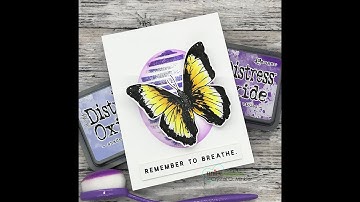 Stamping Through a Stencil | Remember to Breathe | Unity Stamp Co.