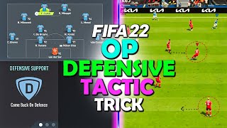 This Pro Custom Tactic will make your Defense Impossible to Break down in FIFA 22 | FIFA 22 Tactics