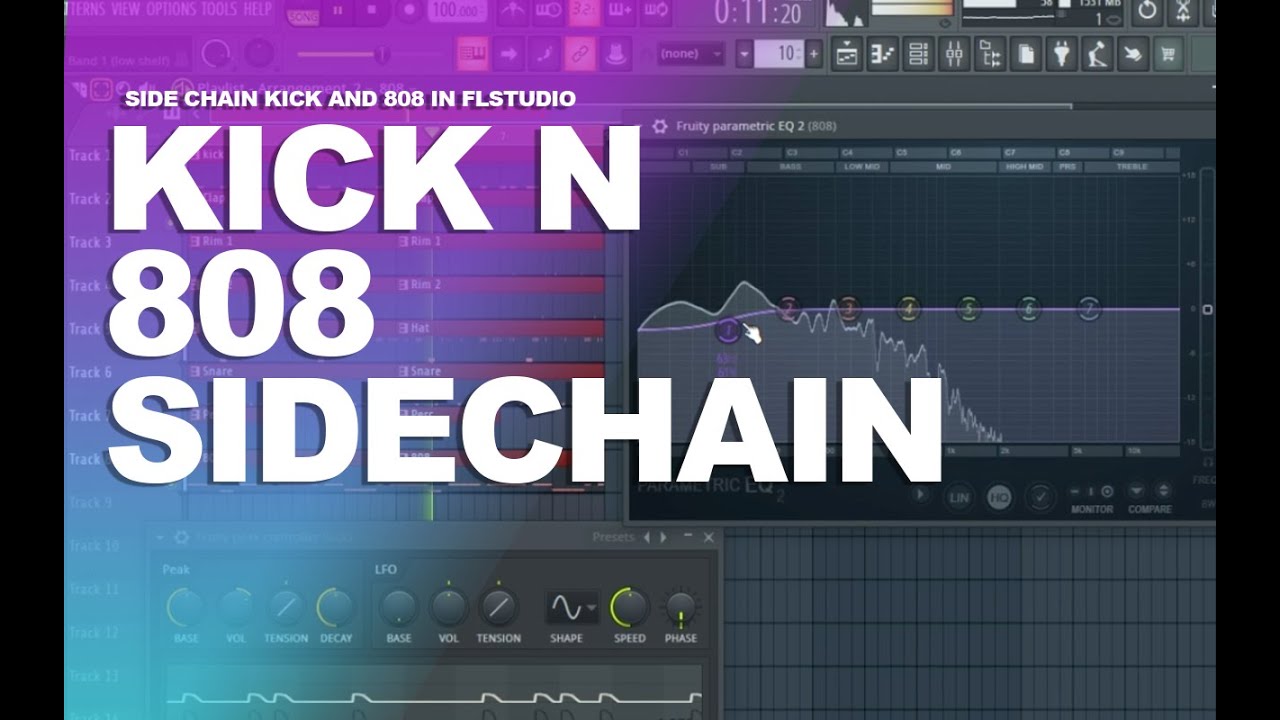 How To Side Chain Kick And 808 In FlStudio | FlStudio Tutorial - YouTube
