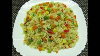 Рис с овощами. Rice With Vegetables Рис с овощами. Rice With Vegetables