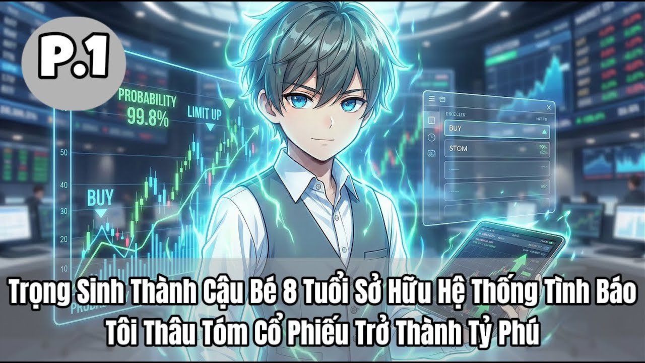 Trọng Sinh Thành Cậu Bé 8 Tuổi Sở Hữu Hệ Thống Tình Báo, Tôi Thâu Tóm Cổ Phiếu Trở Thành Tỷ Phú | P1
