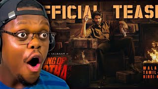 King of Kotha Official Teaser REACTION!!!