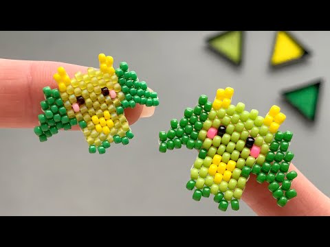 Beaded dragon tutorial brick stitch