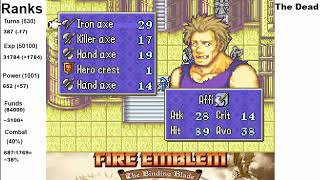 Never get complacent - [FE6] Fire Emblem Binding Blade Hard mode Ranked Ironman - Chp 16x