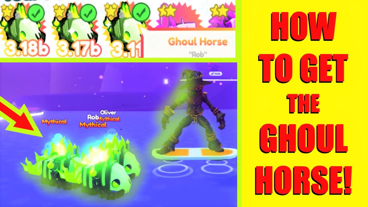 HOW TO GET THE GHOUL HORSE in PET SIMULATOR X!🐴🐴🐴 (Roblox) YouTube