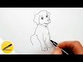 Как Нарисовать Собаку пошагово | Рисуем собаку для начинающих