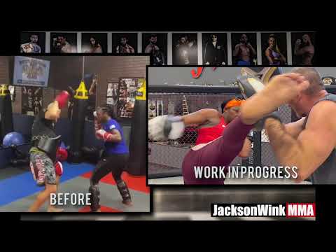 Claressa Shields striking,