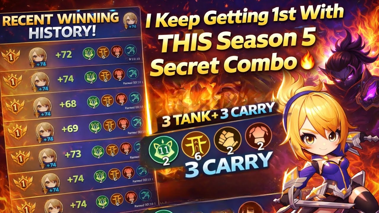 How To Win Every Game In Season 5 ❓️ (Broken Synergy )