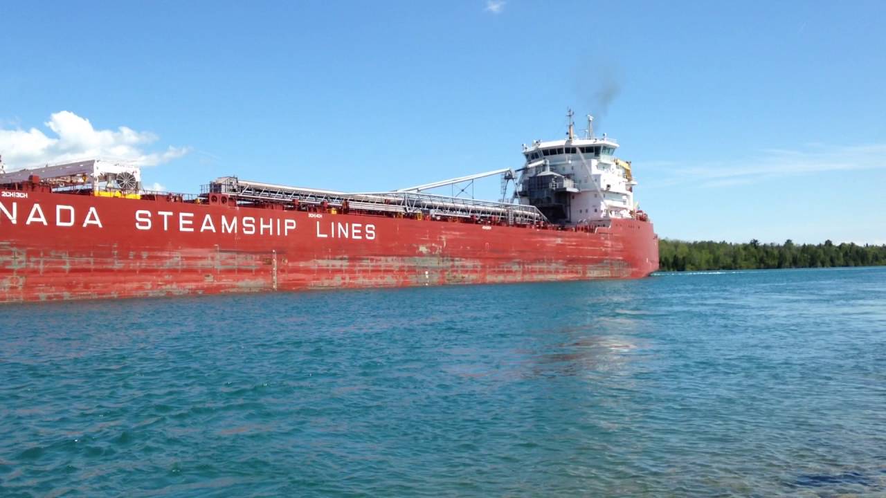 Great Lakes Freighter CSL Baie Comeau YouTube
