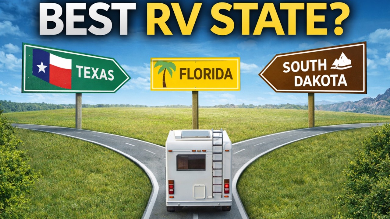 Best State for RV Domicile: Texas vs Florida vs South Dakota - YouTube