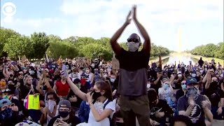 WEB EXTRA: Peaceful Protest At Lincoln Memorial