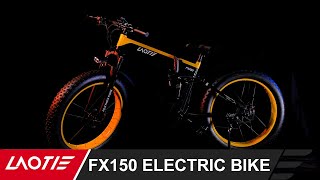 LAOTIE FX150 12.8Ah 48V 1500W 26in Folding Moped Bicycle