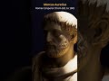 Marcus Aurelius --The man who smiled at his own death #Shorts