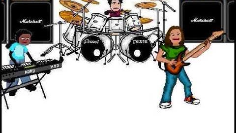 Cartoon done with MS Paint and Windows Movie Maker