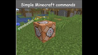 Simple Minecraft Commands Introduction | How to use chat and command blocks