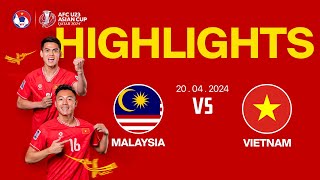 HIGHLIGHTS: MALAYSIA - VIETNAM | Extended Highlights | 20.04.2024 | AFC U23 Asian Cup 2024