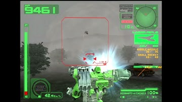 Armored Core 2: Another Age - Hard - Mission - Escort AC Parts Transport - Hidden Part: EHD-SCOPEEYE